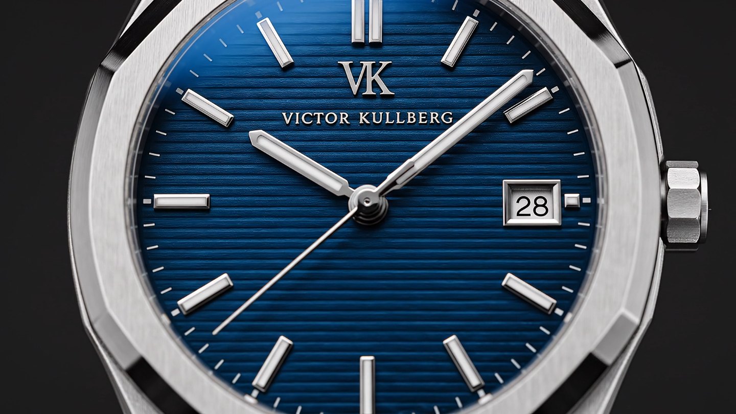 Victor Kullberg dial, close detail